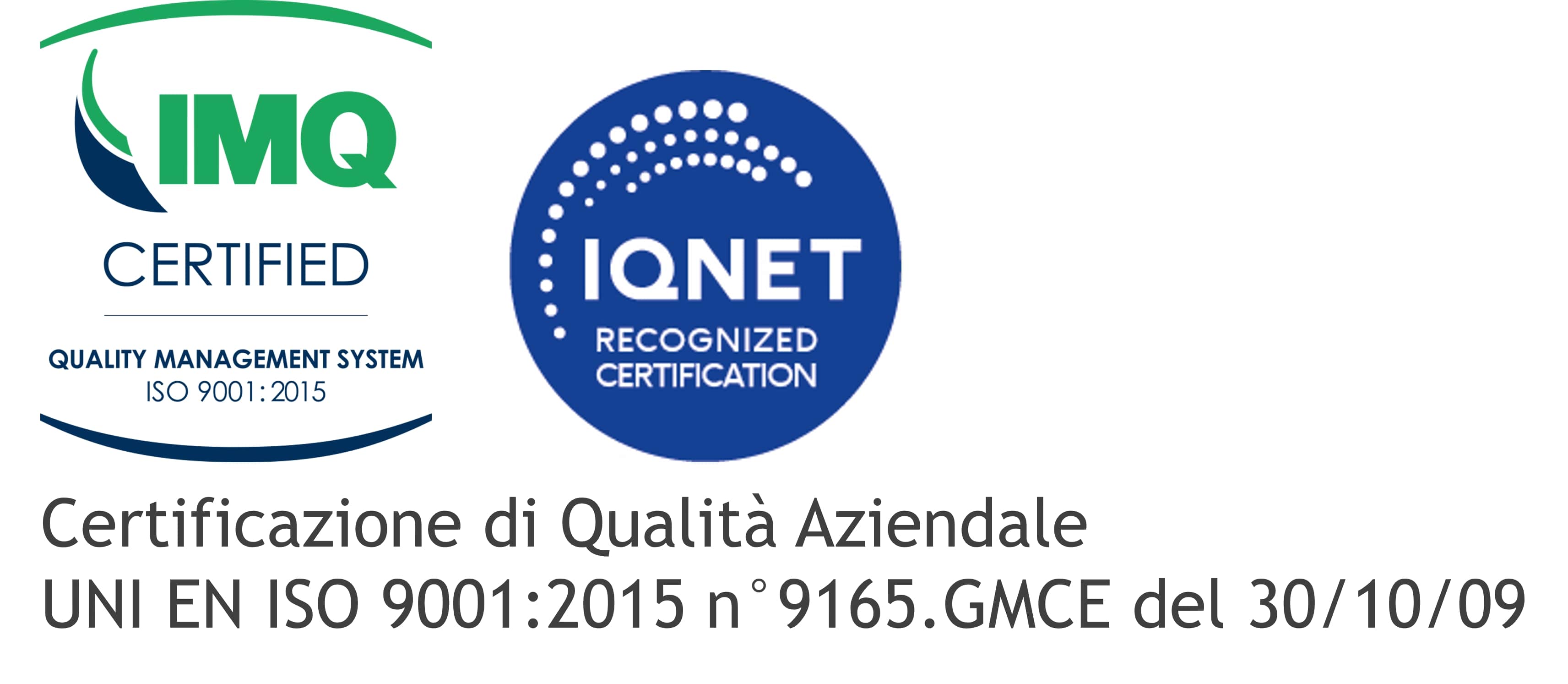 Certificazione di Qualità Aziendale